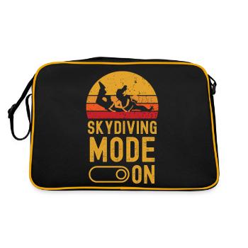 Mode parachutisme sur rétro vintage - Sac Retro - noir/or - Dos
