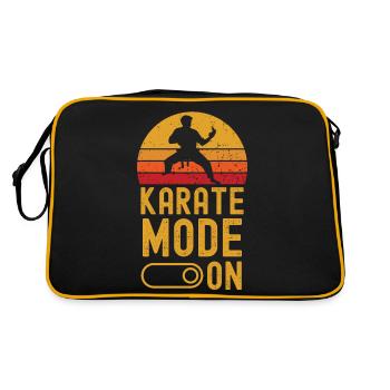 Karaté Mode sur rétro vintage - Sac Retro - noir/or - Dos