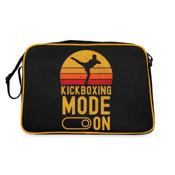 Kickboxing Fashion on retro vintage - Retro Bag - black/gold - Back