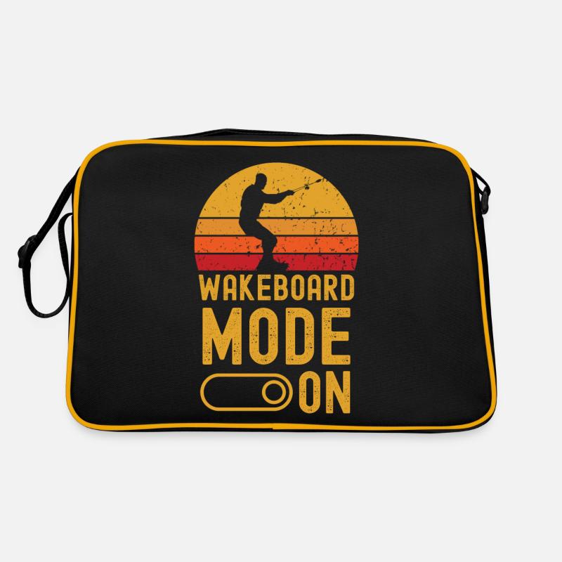 Wakeboard Mode on retro vintage Retro Tasche