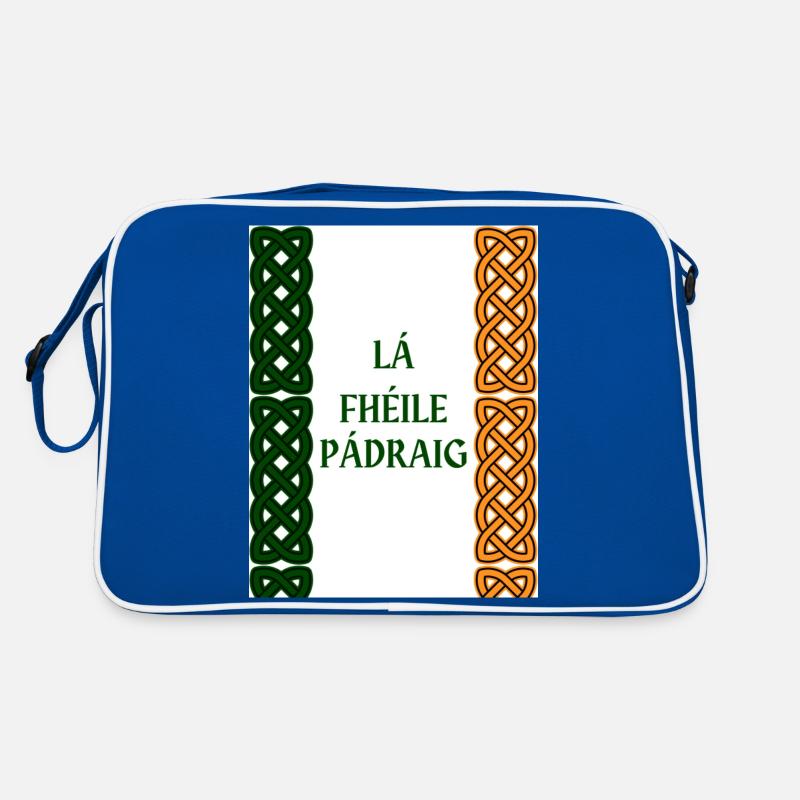 St. Patrick's Day Retro Tasche