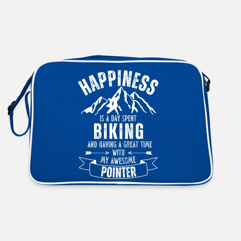 Cyclisme et Pointer Sac Retro
