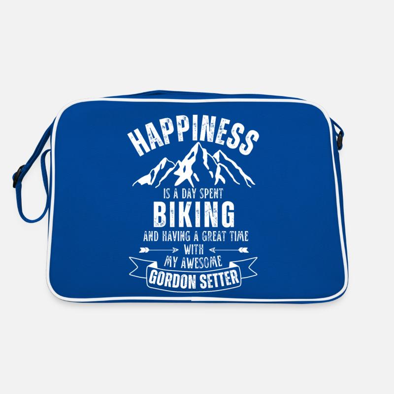 Cycling and Gordon-Setter Retro Bag