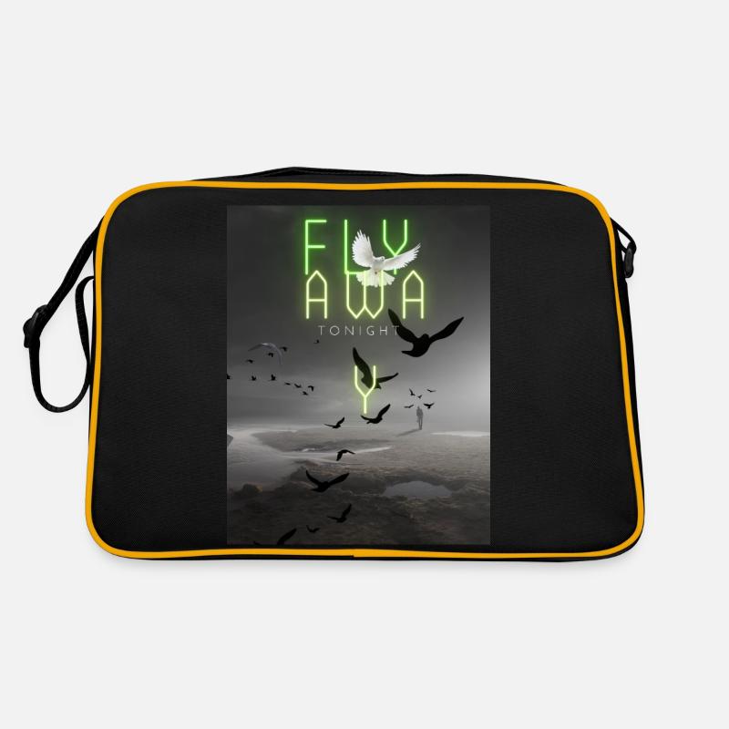 ENVOLEZ-ENDesign - Sac Retro - noir/or