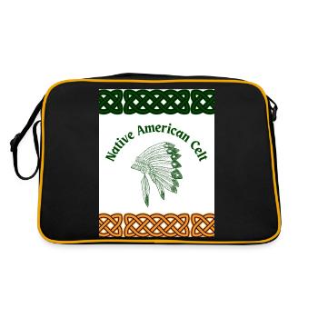 Native American Celt - Retro Bag - black/gold - Back