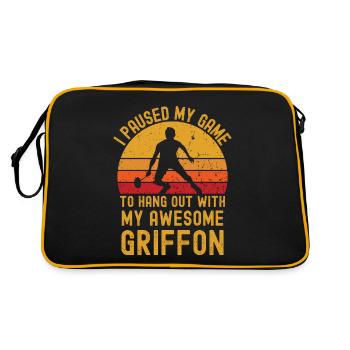 Badminton et Griffon - Sac Retro - noir/or - Dos