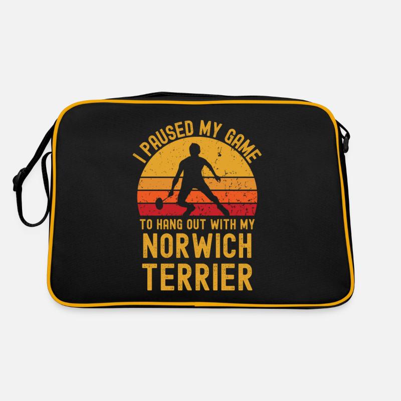 Badminton et Norwich Terrier Sac Retro