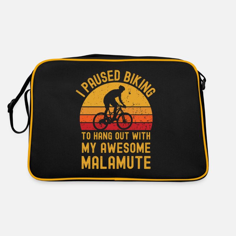Cycling and Malamute Retro Bag