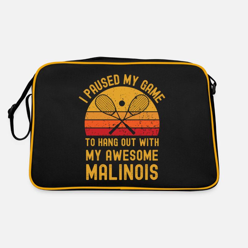Squash and Malinois Retro Bag