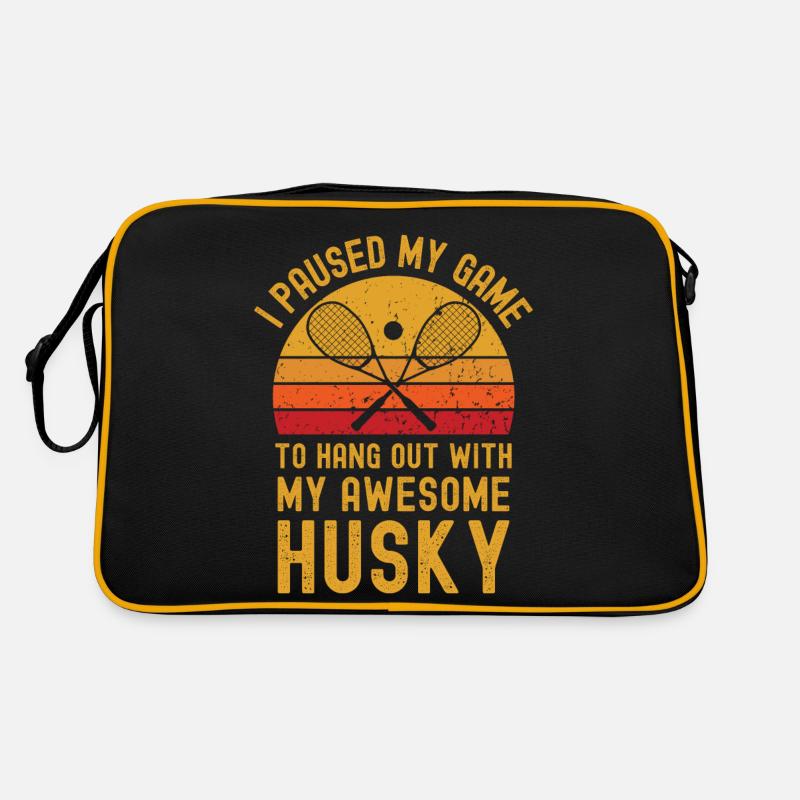 Squash and Husky Retro Bag