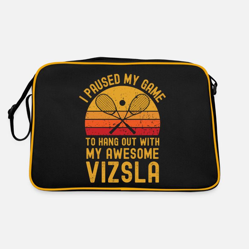 Squash and Vizsla Retro Bag