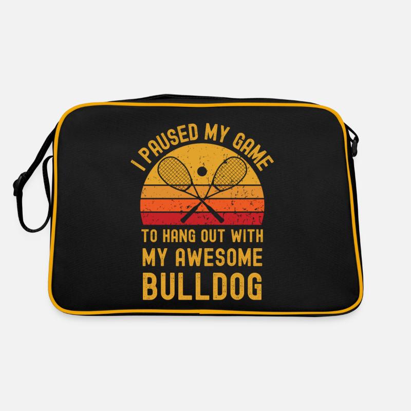 Courge et bouledogue Sac Retro