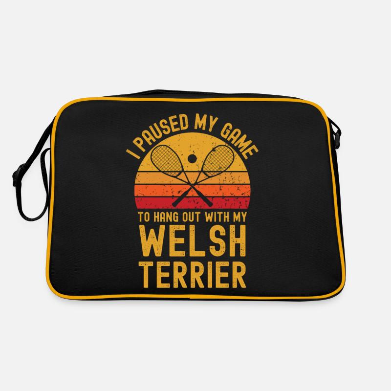 Squash and Welsh Terrier Retro Bag