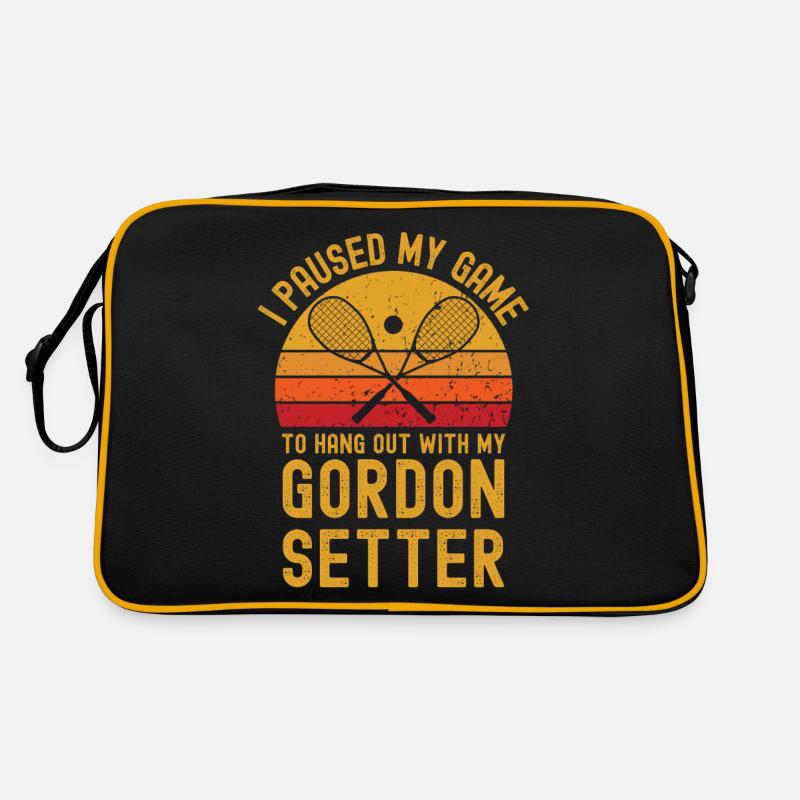 Squash and Gordon Setter Retro Bag