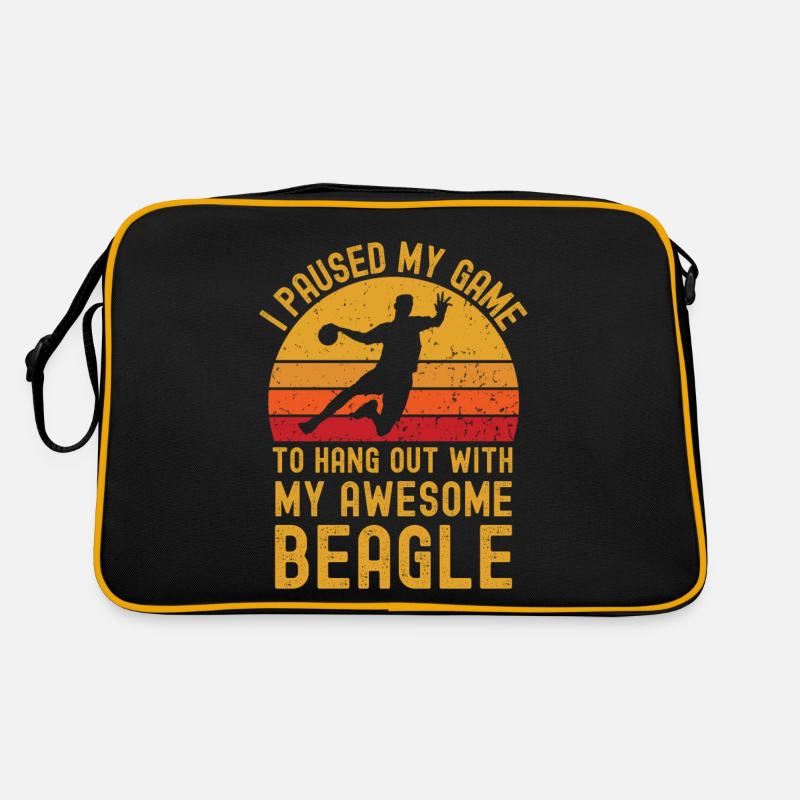 Handball et Beagle Sac Retro