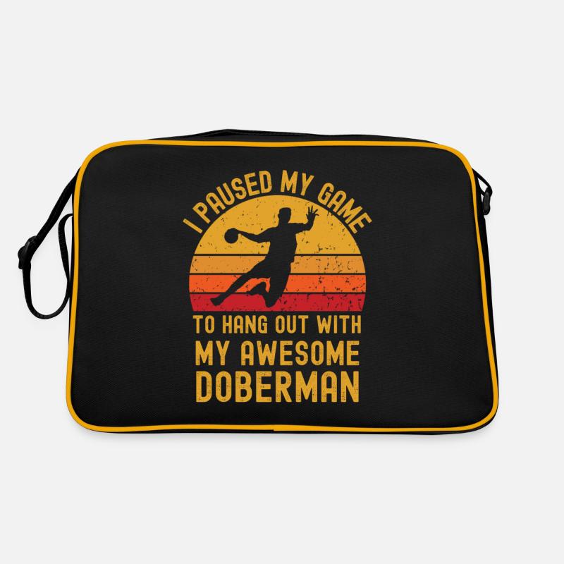 Handball et Doberman Sac Retro