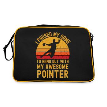 Handball and Pointer - Retro Bag - black/gold - Back