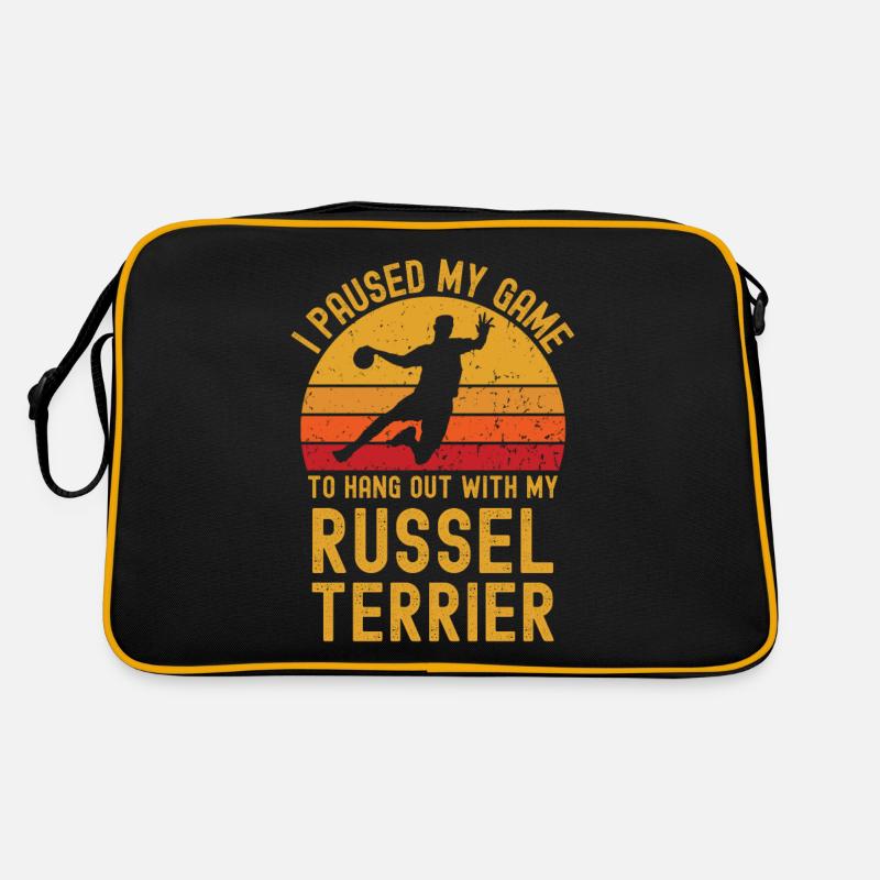Handball et Russel-Terrier Sac Retro