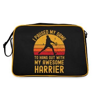 Tennis et Harrier - Sac Retro - noir/or - Dos