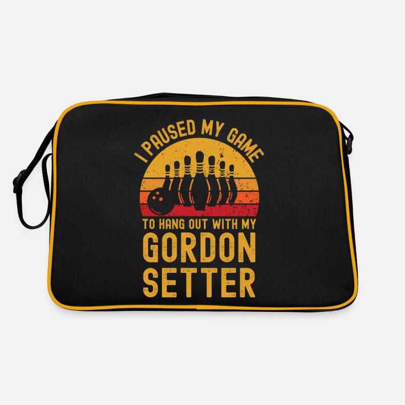 Bowling et Gordon-Setter Sac Retro