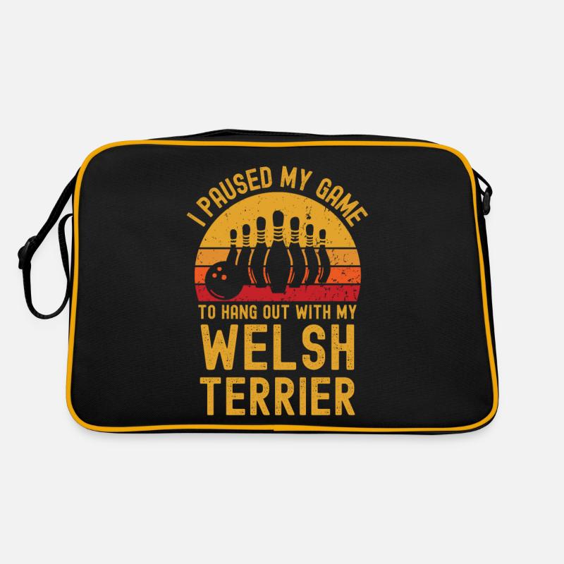 Bowling and Welsh Terriers Retro Bag
