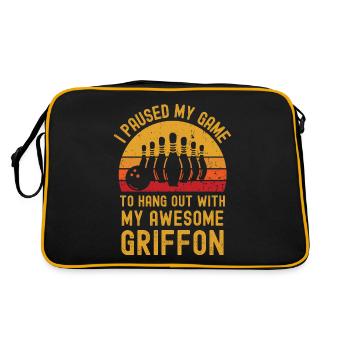 Bowling et Griffon - Sac Retro - noir/or - Dos