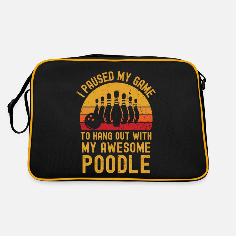 Bowling et caniches Sac Retro