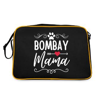 Bombay Cat Mama - Sac Retro - noir/or - Dos