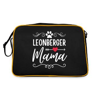 Maman Leonberger - Sac Retro - noir/or - Dos