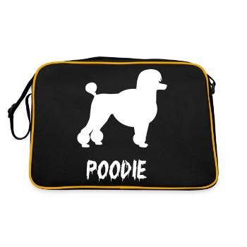 Chien Hund - Sac Retro - noir/or - Dos