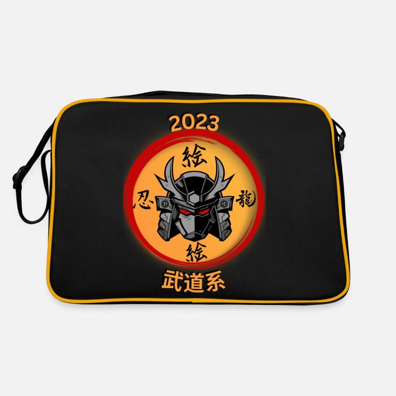 Futuristic Samurai #3 Retro Tasche