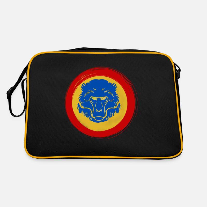 Monkey#2 - Retro Bag - black/gold