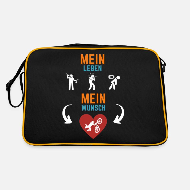 Mein Leben Mein Wunsch Retro Tasche