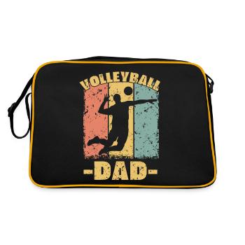 Volleyball papa rétro - Sac Retro - noir/or - Dos