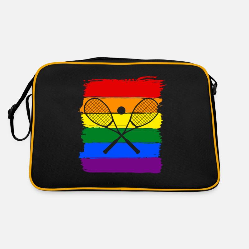 Squash LGBT Pride Retro Tasche