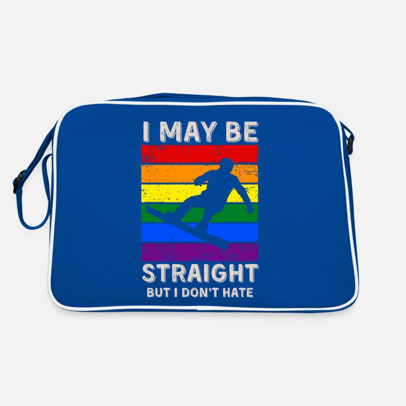 Snowboarding LGBT Rights Retro Bag