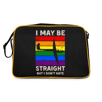 Vol à voile Droits LGBT - Sac Retro - noir/or - Dos