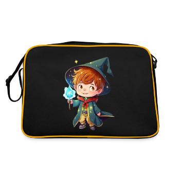 Le Petit Sorcier - Sac Retro - noir/or - Dos