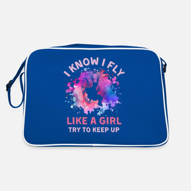 Paramotoring Girl Retro Bag