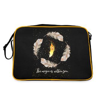 La magie est en vous - Sac Retro - noir/or - Dos