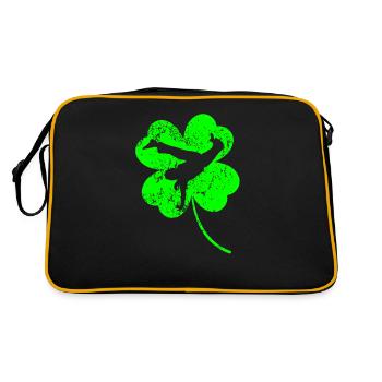 Trèfle de la Saint-Patrick de la Capoeira - Sac Retro - noir/or - Dos