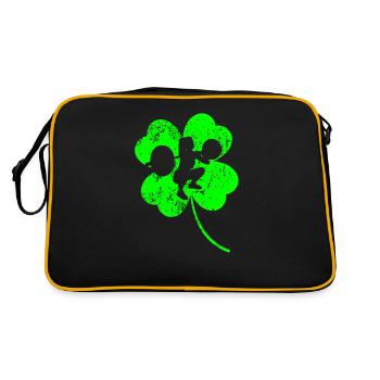 Haltérophilie Trèfle de la Saint-Patrick - Sac Retro - noir/or - Dos