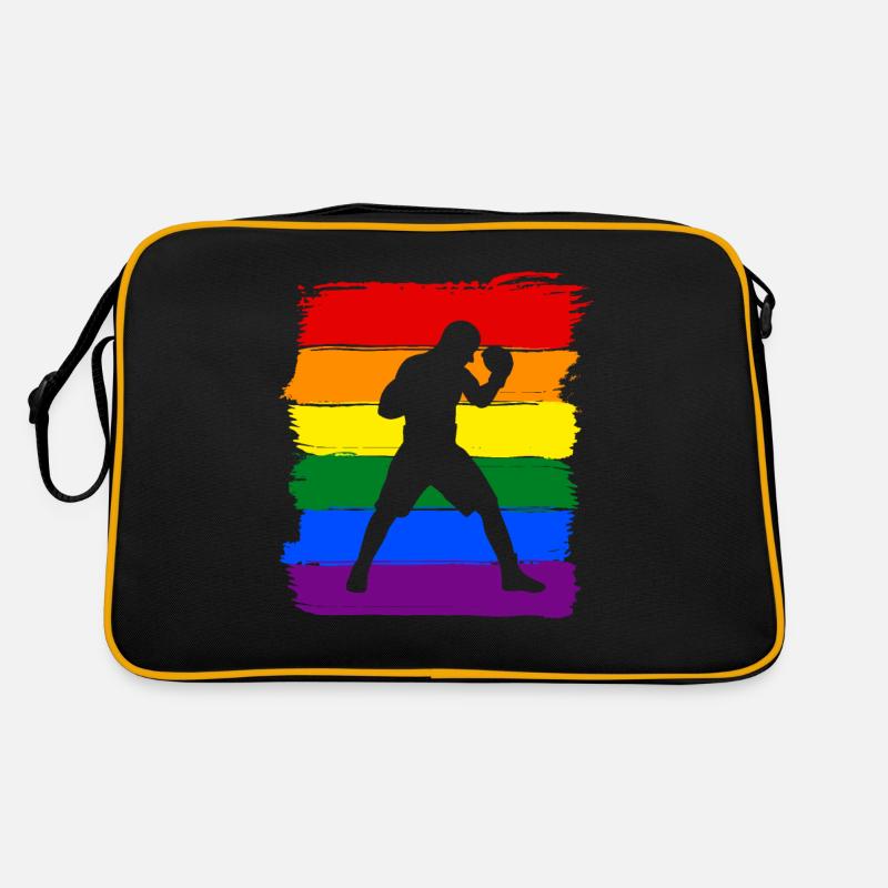 Boxe LGBT Pride Sac Retro