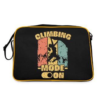 Femmes Escalade rétro - Sac Retro - noir/or - Dos