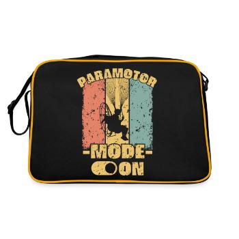 Mode paramoteur sur rétro - Sac Retro - noir/or - Dos