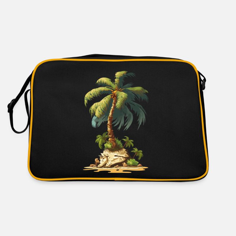 Palier | Conception de t-shirt tropical | Conception de sweat à capuche Sac Retro