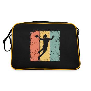 Handball féminin rétro - Sac Retro - noir/or - Dos