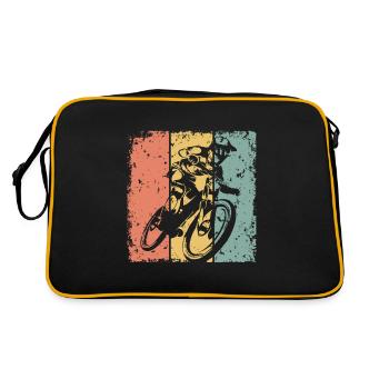 Vélo rétro - Sac Retro - noir/or - Dos