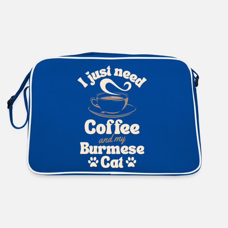 Coffee Burmese-cat lover Retro Bag