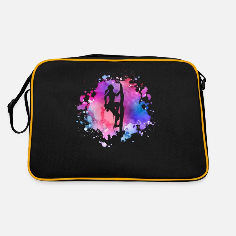Frauen Klettern Mädchen Retro Tasche